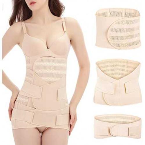 Ceinture 3PCS de recuperation du corps apres l accouchement ensemble de ventre Abdomen bassin Beaute Hadia